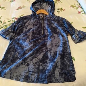Michael Michael Kors Tie Dyed Hoody Blouse